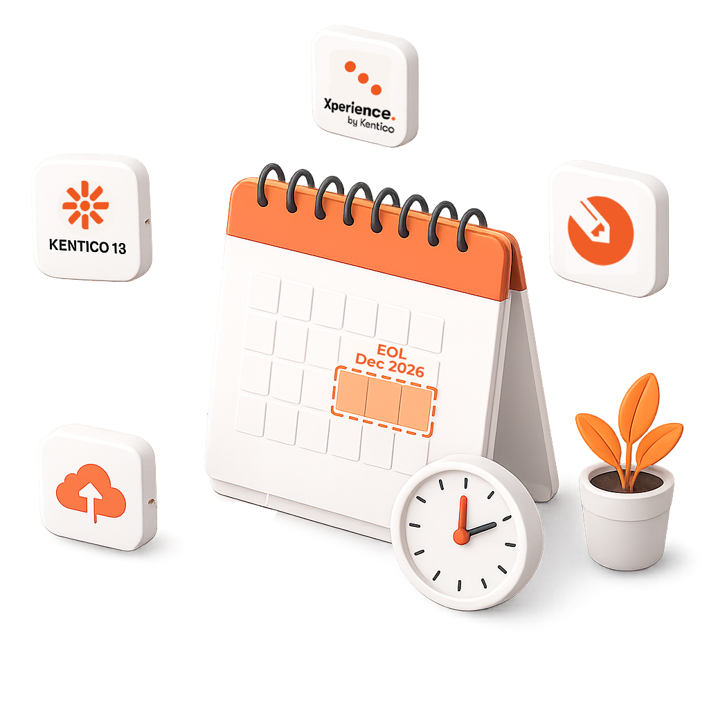 Kentico 13 EOL December 2026 - Migrate to Xperience by Kentico
