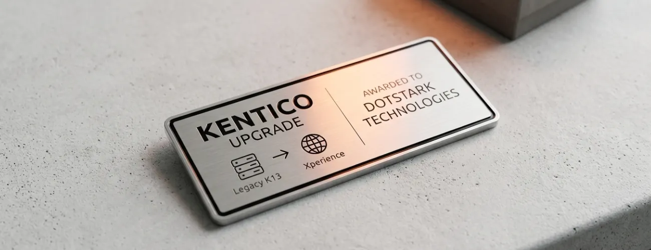 DotStark Earns the Kentico Upgrade Badge 